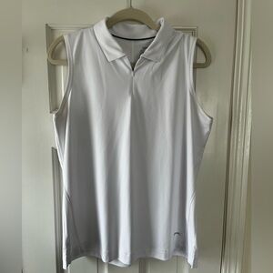 Slazenger Large white zip up golf top